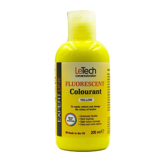 LeTech Leather Fluorescent Colourant - Yellow - 200 ml