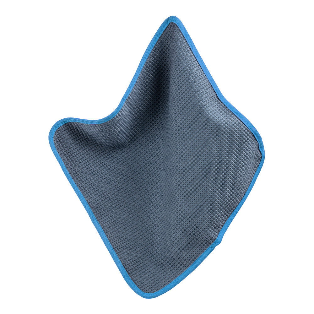 Microfiber Waffle Glass 440 gray/blue 40×40cm - LeTech
