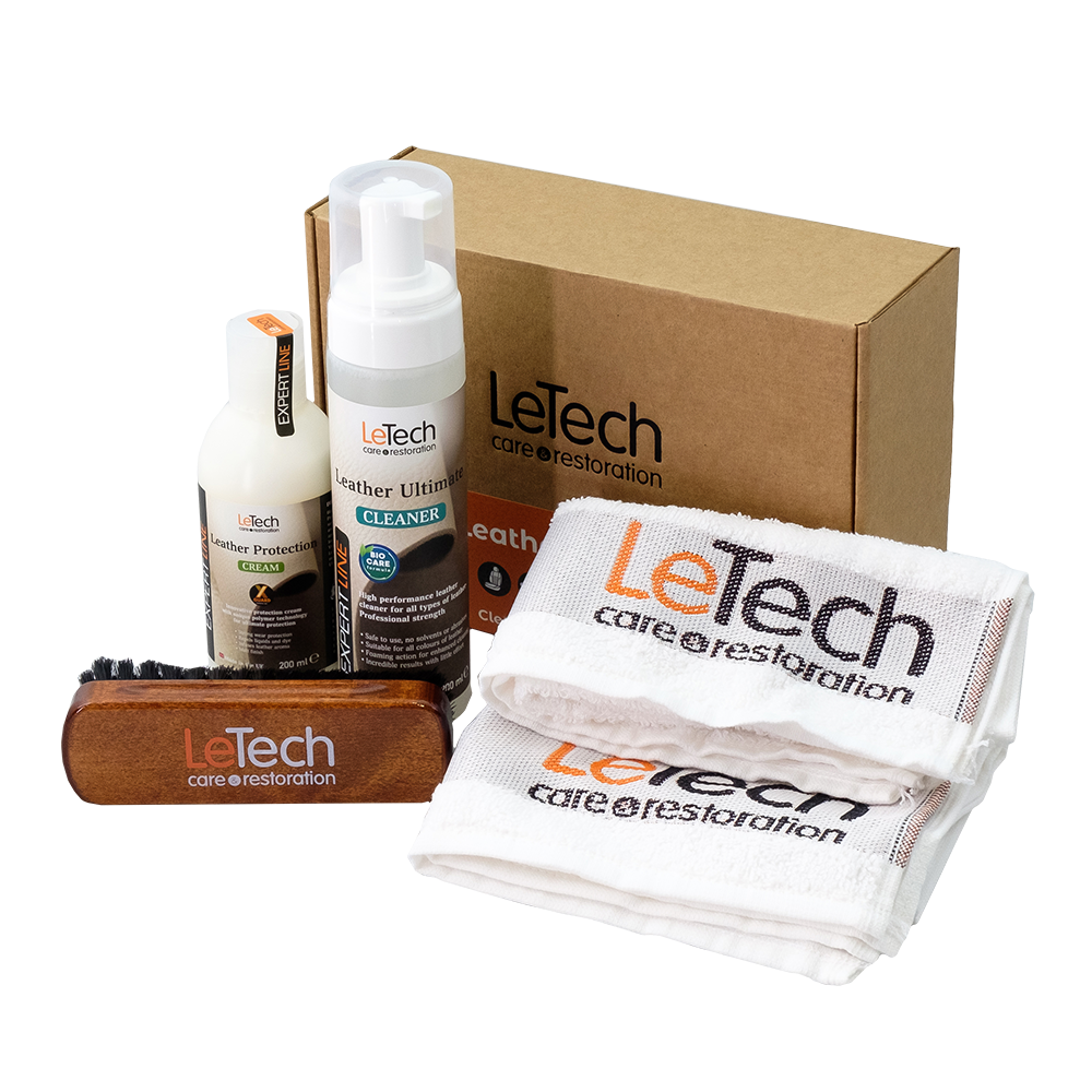 Letech Leather Cleaner for Car Interior 16.9 oz, Hungary