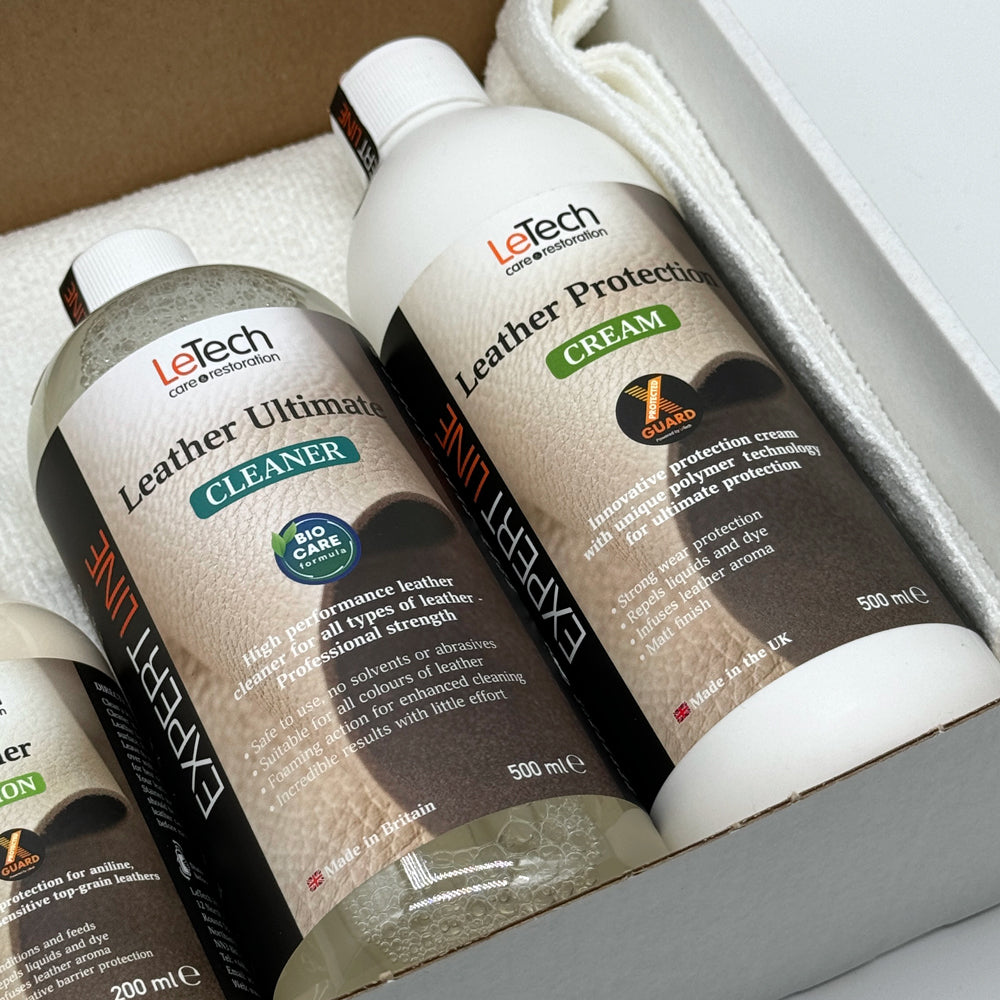 Kit for leather care LeTech Leather Care Kit Advanced