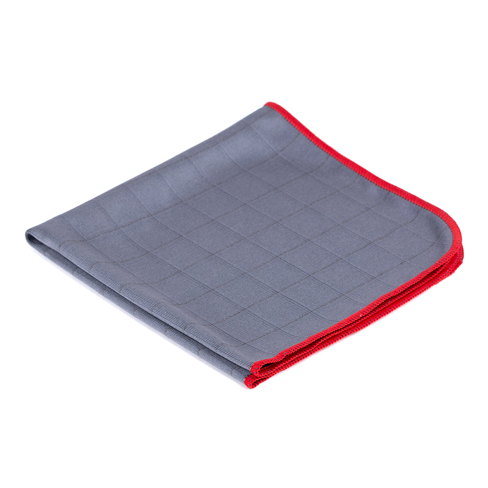 Microfiber Net Glass 380 red 40×40cm - LeTech