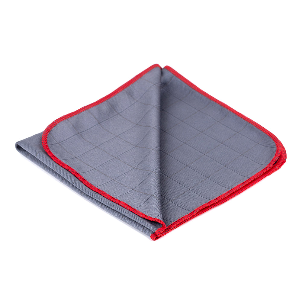 Microfiber Net Glass 380 red 40×40cm - LeTech