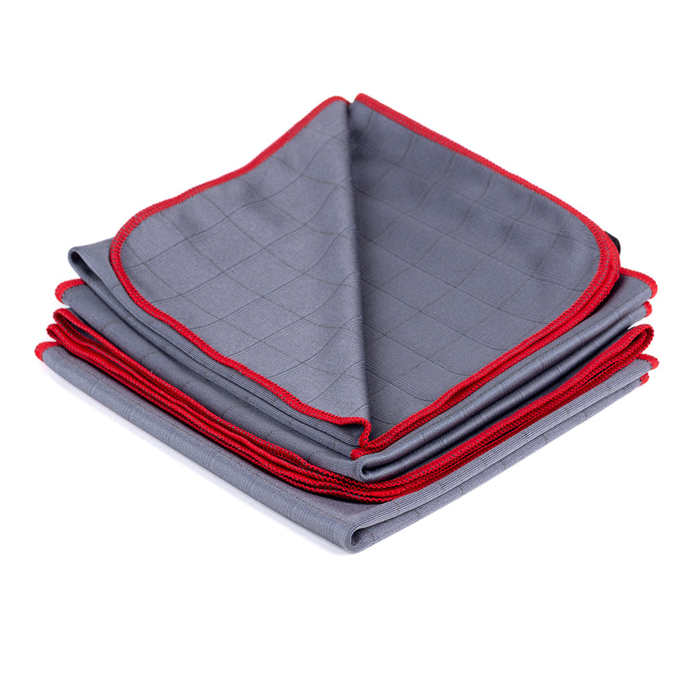 Microfiber Net Glass 380 red 40×40cm - LeTech