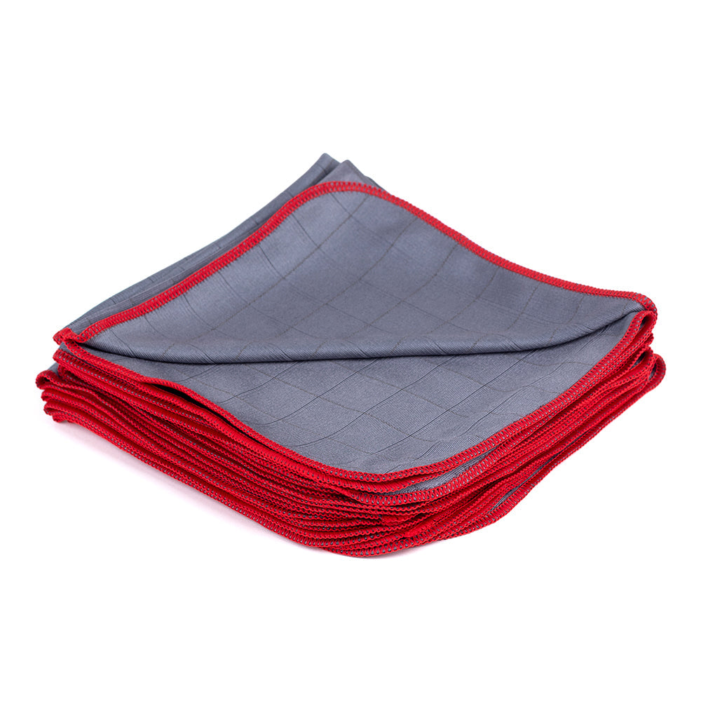 Microfiber Net Glass 380 red 40×40cm - LeTech