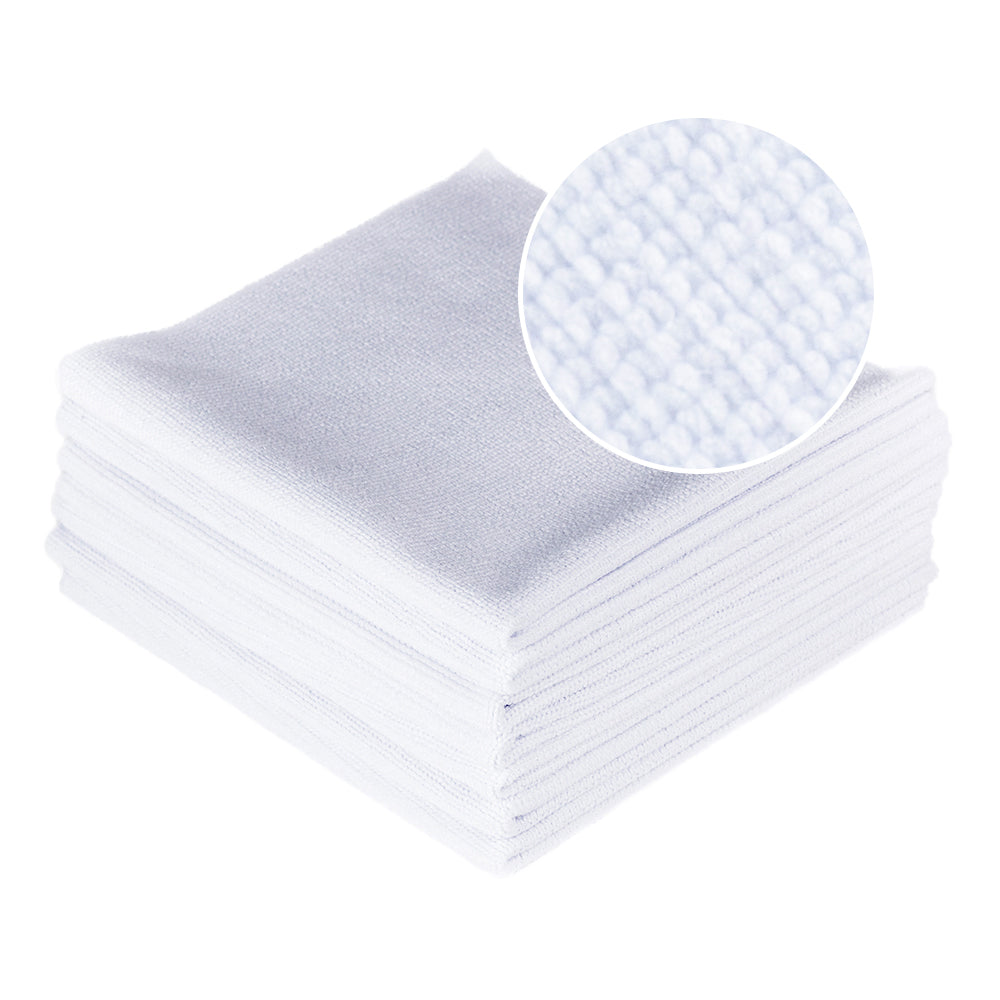 Microfiber Prime Loop 320 white 40×40cm - LeTech