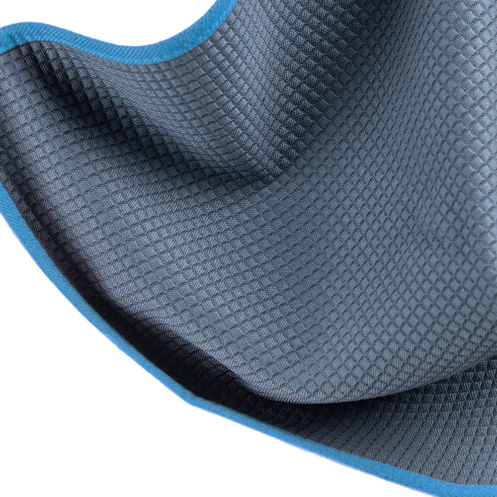 Microfiber Waffle Glass 440 gray/blue 40×40cm - LeTech