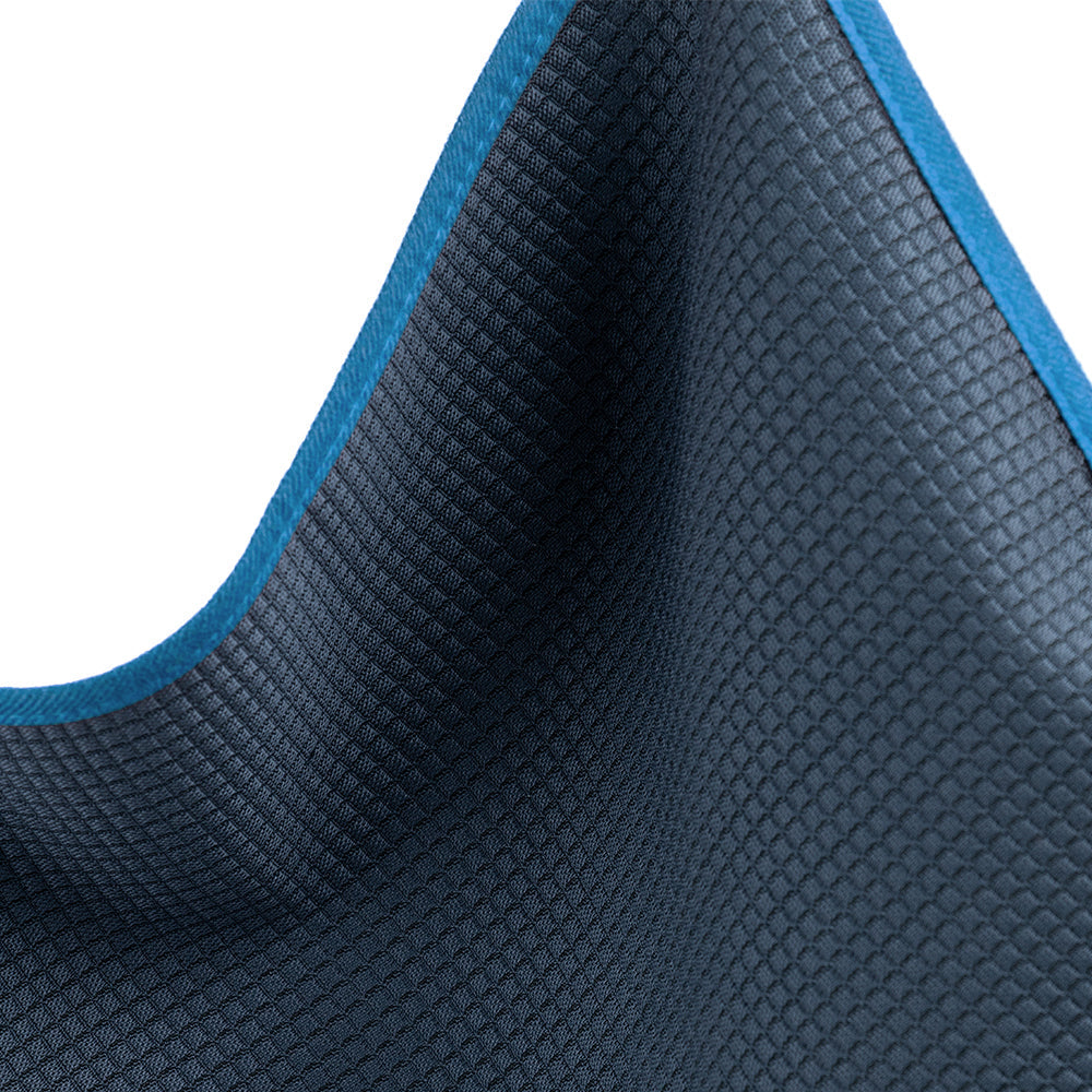 Microfiber Waffle Glass 440 gray/blue 40×40cm - LeTech