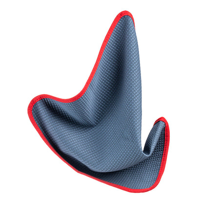 Microfiber Waffle Glass 440 gray/red 40×40cm - LeTech