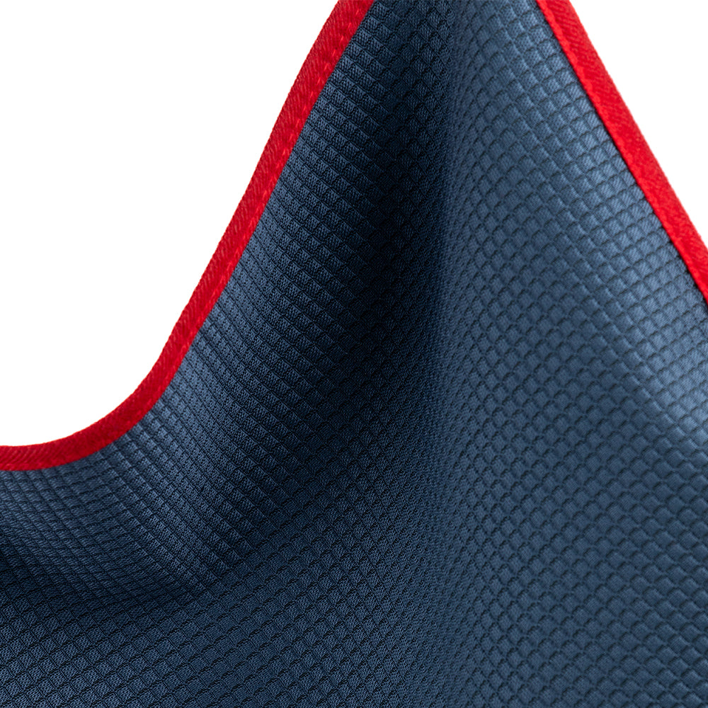 Microfiber Waffle Glass 440 gray/red 40×40cm - LeTech