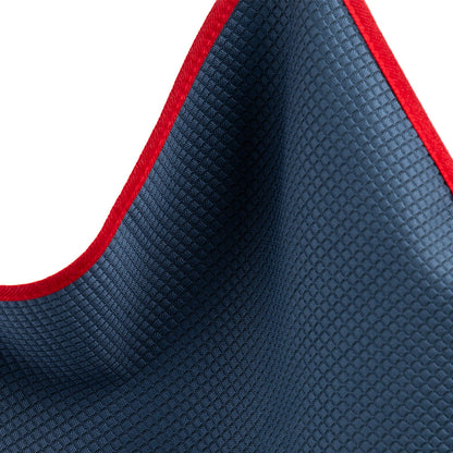 Microfiber Waffle Glass 440 gray/red 40×40cm - LeTech